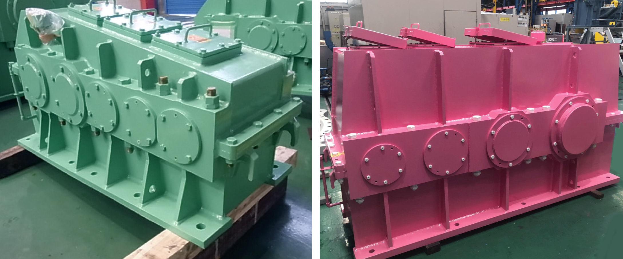 Gearbox for gantry cranes